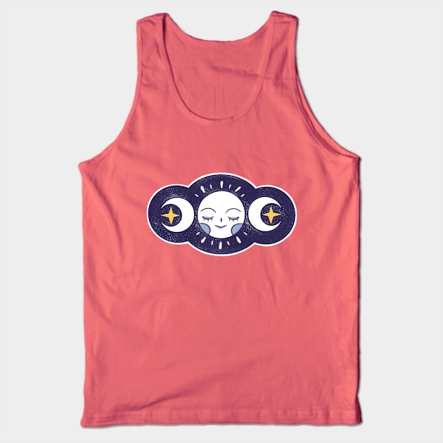 Three Moons Tank Top by Kels Choo